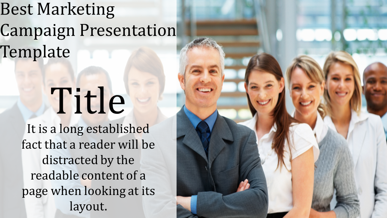 marketing campaign presentation template-Best Marketing Campaign Presentation Template